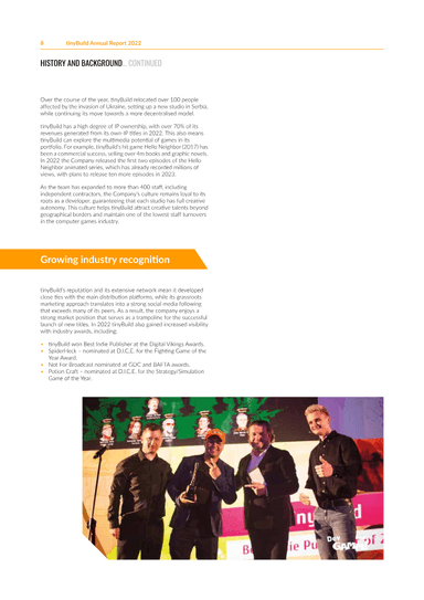 Annual Report and Consolidated Financial Statements 2022, page 8