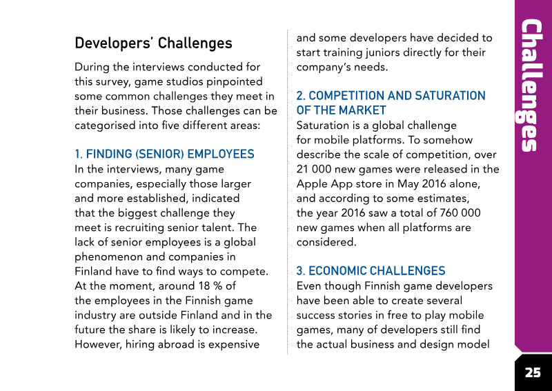 Page 25 of Finnish Game Industry Report 2016