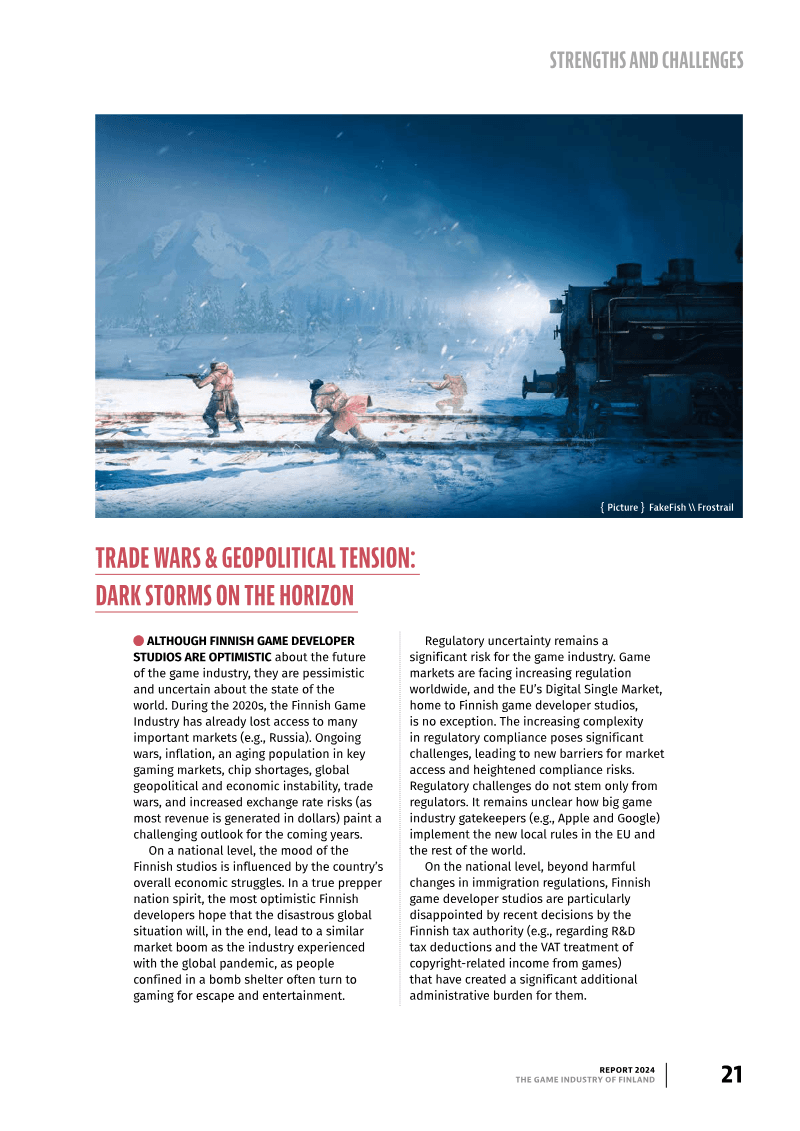 Page 21 of The Game Industry of Finland Report 2024